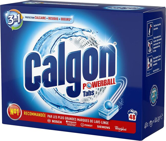 Calgon 3 in 1 Powerball Tabs 48 Stuks