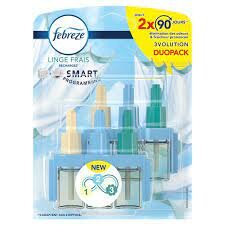 Febreze/Ambi Pur 3Volution Navulling Duo Fris Linnen 2x20ml