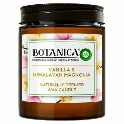 Airwick Botanica Geurkaars Vanilla & Himalayan Magnolia 205gram