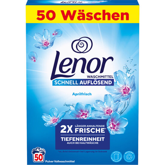 Lenor Waspoeder Aprilfris 50 Wasbeurten