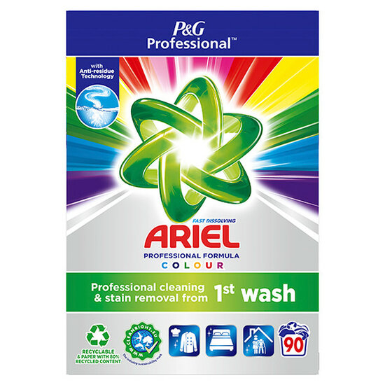 Ariel Professional Waspoeder Color 90 Wasbeurten