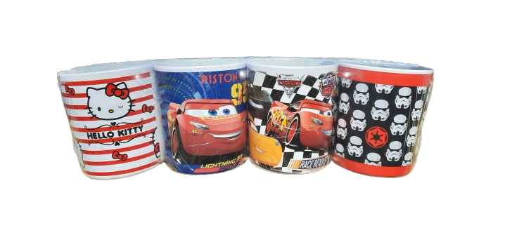 Kunststof Drinkbeker/Mok Disney 12 stuks