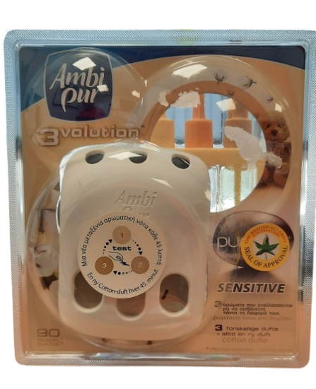 Febreze 3Volution Houder + Navulling Puresse Sensitive 20ml
