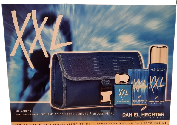 Daniel Hechter XXL Kadoset Eau De Toilette 50ml + Deodorant Spray 200ml + Toilettas