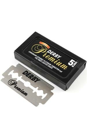 Derby Double Edge Premium Scheermesjes 20 x 5 Stuks