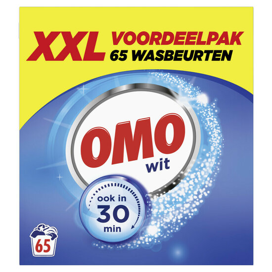 Omo Waspoeder Wit 65 Wasbeurten XXL Voordeelpak