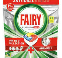 Fairy/Dreft Vaatwastabletten Platinum Plus All in One Citroen 75 Stuks