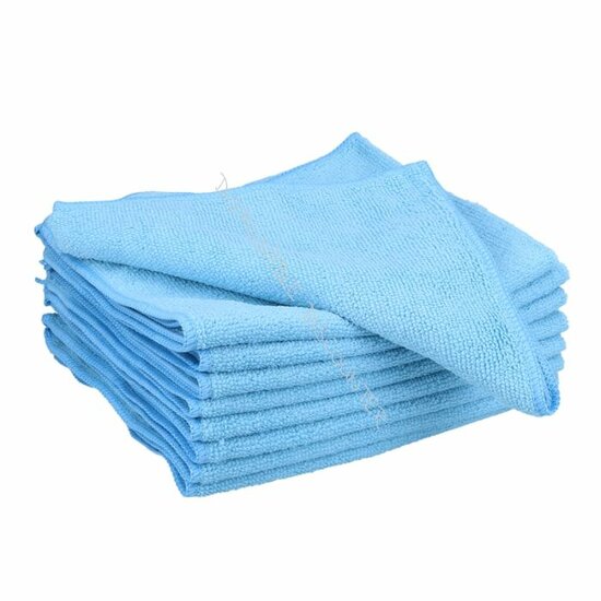 Microvezeldoek Blauw 10 Stuks 40x40cm