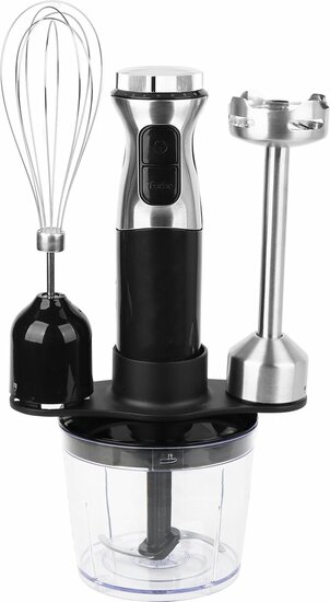Blokker Staafmixer Set met Hakmolen RVS 1000W