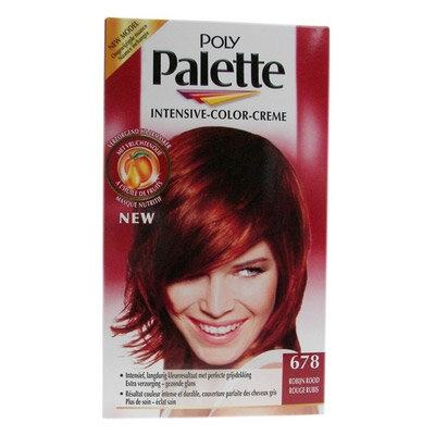 Schwarzkopf Poly Palette 678 Robijnrood Permanente Haarverf