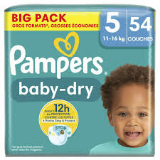 Pampers Baby Dry Maat 5 Luiers (11-16 kg) 54 Stuks