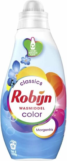 Robijn Klein &amp; Krachtig Wasmiddel Color Morgenfris 19 Wasbeurten