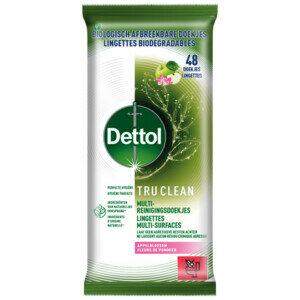 Dettol Reinigingsdoekjes Tru Clean Appleblossom 48 Stuks
