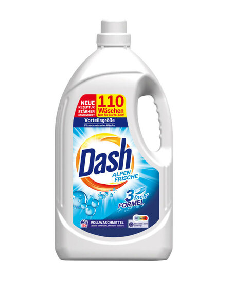 Dash Vloeibaar Wasmiddel Alpenfrische Universeel 110 Wasbeurten