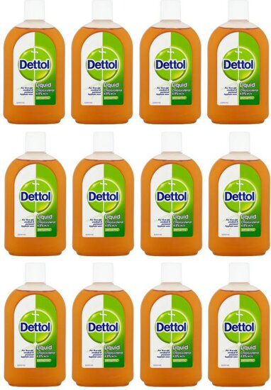 Dettol Antiseptic Ontsmettingsmiddel 12 x 500ml 
