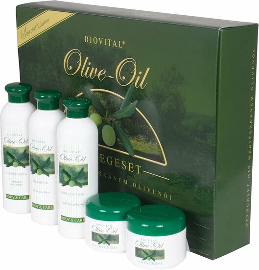 Bio-Vital Verzorgings Set Olijfolie 5 Delig