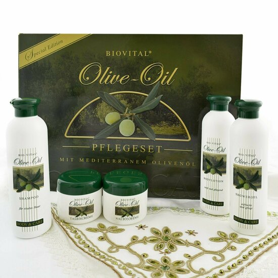 Bio-Vital Verzorgings Set Olijfolie 5 Delig