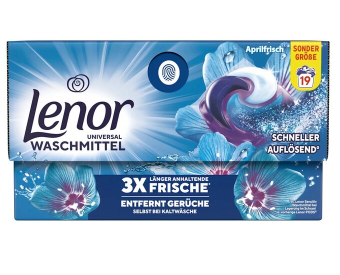 Lenor Pods All-in-1 Aprilfrisch 19 Stuks