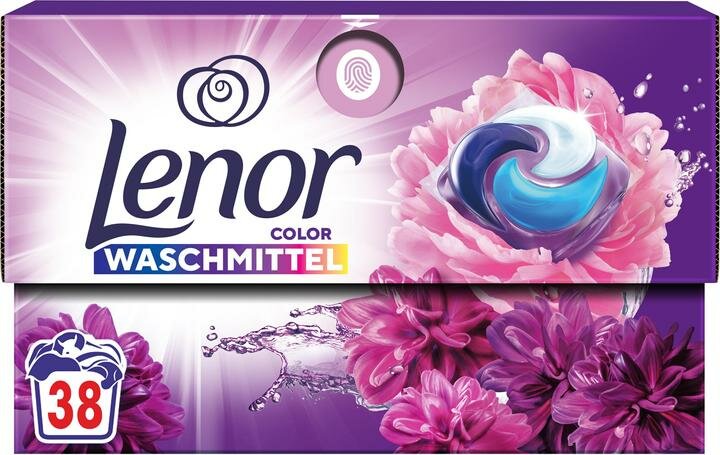 Lenor All in 1 Pods Amethist en Bloemen Boeket 38 Stuks