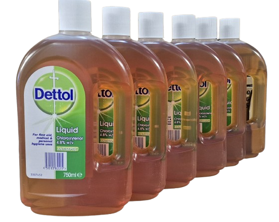 Dettol Antiseptic Ontsmettingsmiddel 6 x 750ml
