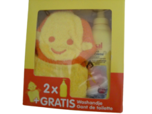 Zwitsal Bad &amp; Douchecreme Girls Prinses Pomp 2 x 400 ml + Gratis Washandje 