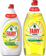 Fairy/Dreft Afwasmiddel Citroen 800ml + Fairy Extra Citrus 900ml