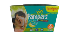 Pampers Baby Dry Luiers Maat 3 (4-9kg) 102 Stuks