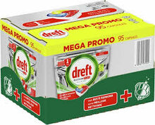  Dreft Platinum Plus All In One Vaatwastabletten Lemon 95 Stuks