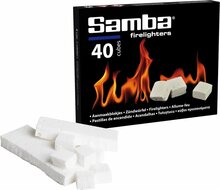 Samba Aanmaakblokjes Wit Kerosine 40 Stuks