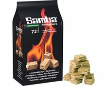 Samba Aanmaakblokjes Bruin 72 Stuks