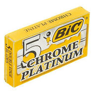 BIC Chrome Platinum Double Edge Scheermesjes 5 Stuks