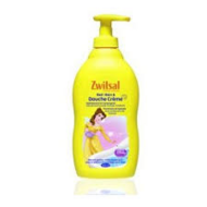 Zwitsal Bad &amp; Douchecreme Girls Prinses Pomp 2 x 400 ml + Gratis Washandje 