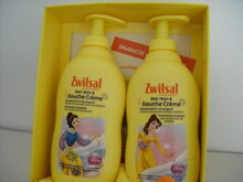 Zwitsal Bad &amp; Douchecreme Girls Prinses Pomp 2 x 400 ml + Gratis Washandje 