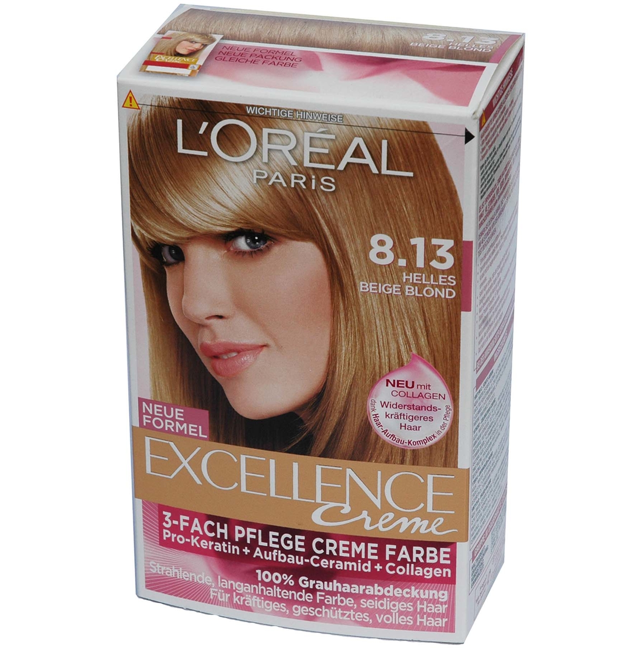 L'Oréal Excellence Creme Haarverf 813 Helles Beige Blond