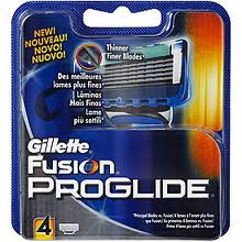 Gillette Fusion Proglide Scheermesjes 4 Stuks