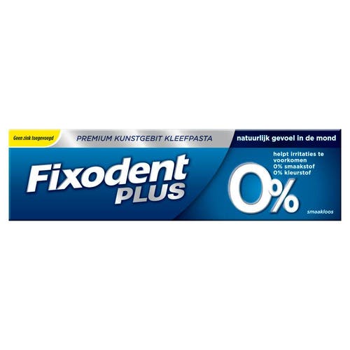 tandarts interieur verteren Fixodent Plus 0% 40 Gram - Bonkey.nl