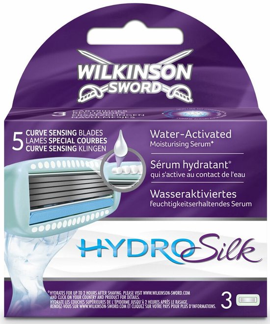 Wilkinson Sword Scheermesjes Hydro Silk 3 Stuks