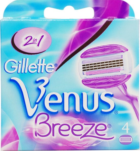 Gillette Venus Breeze Scheermesjes 4 Stuks