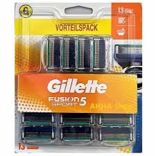 Gillette Fusion Sport Scheermesjes 13 Stuks