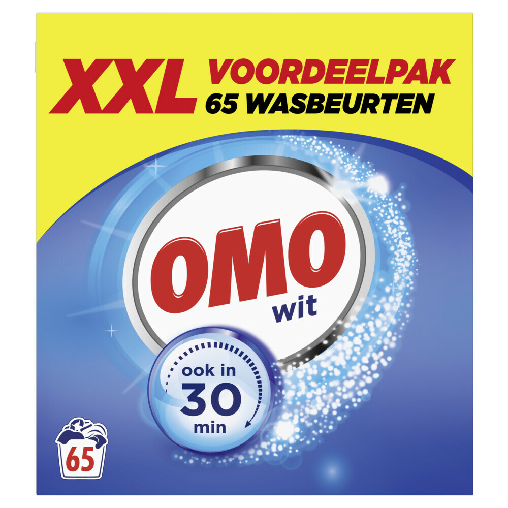 Omo Waspoeder Wit 65 Wasbeurten XXL Voordeelpak