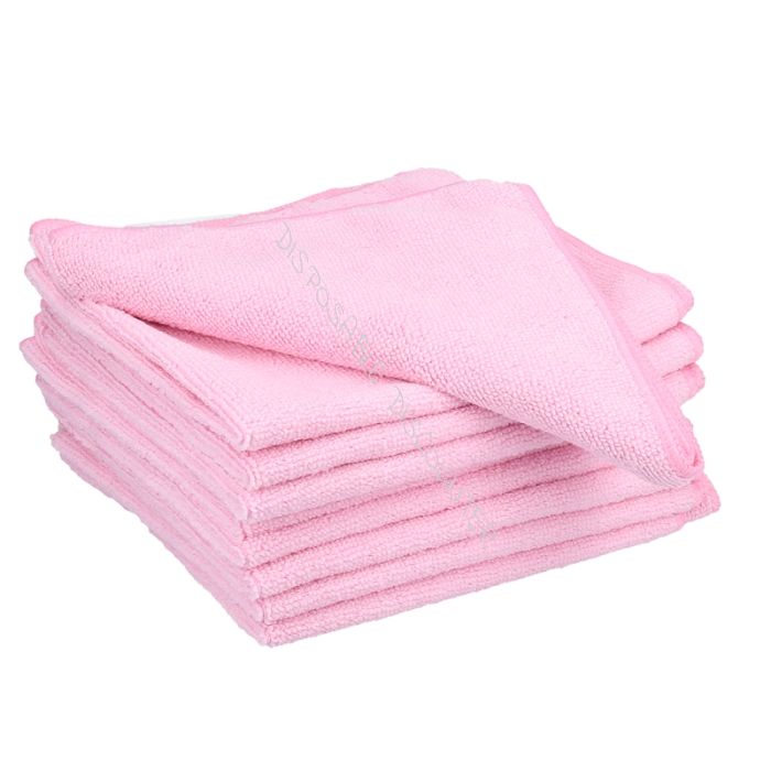 Microvezeldoek Roze 10 Stuks 40x40cm 