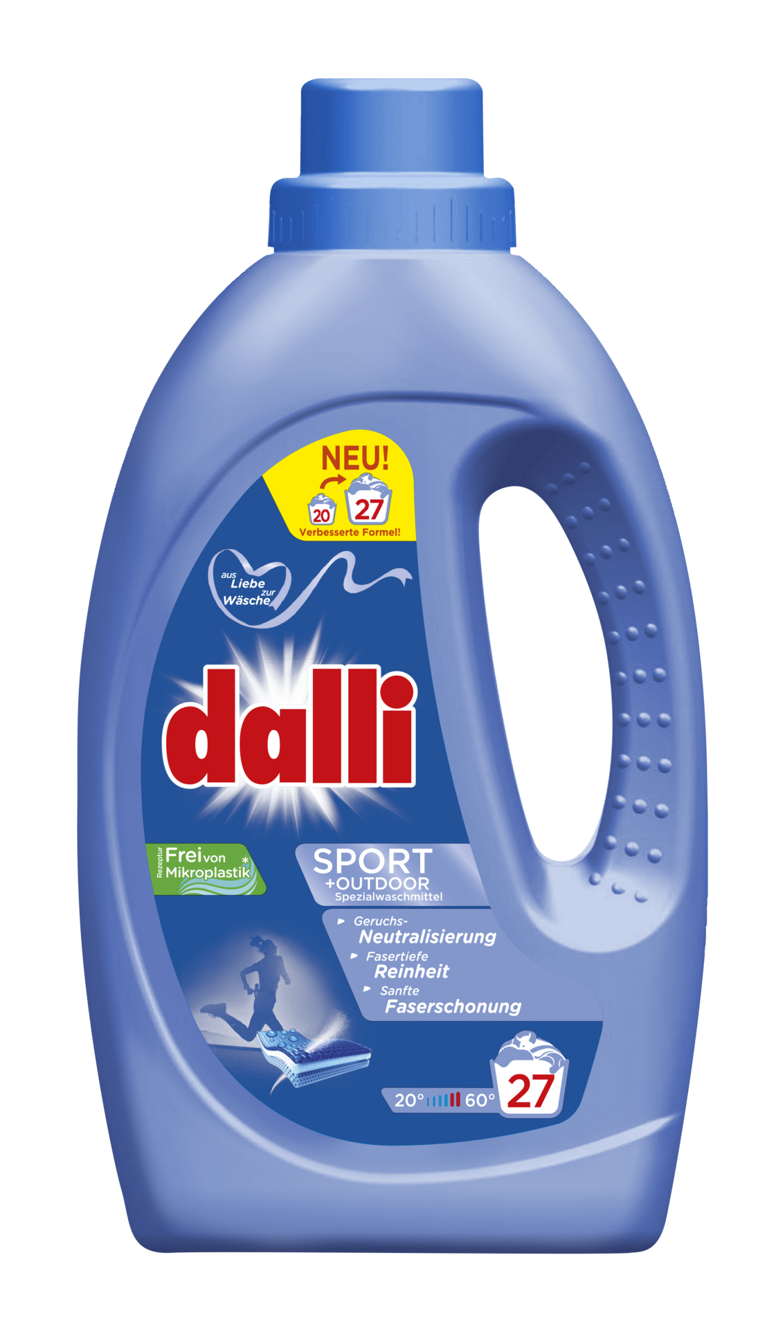 Dalli Vloeibaar Wasmiddel Sport & Outdoor 20 Wasbeurten