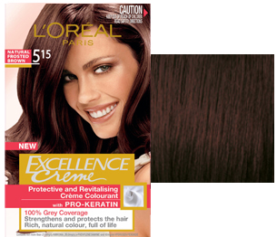 L'Oréal Excellence Creme Haarverf 515 Kaschmir Braun
