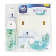Ambi Pur Houder Renov Air met 2 Navullingen Verse Muguet en Eucalyptus