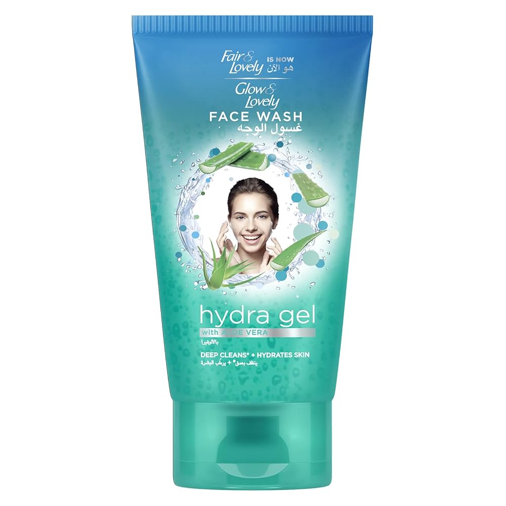 Glow & Lovely Gezichtsreiniger Hydra Gel Met Aloe Vera 150ml