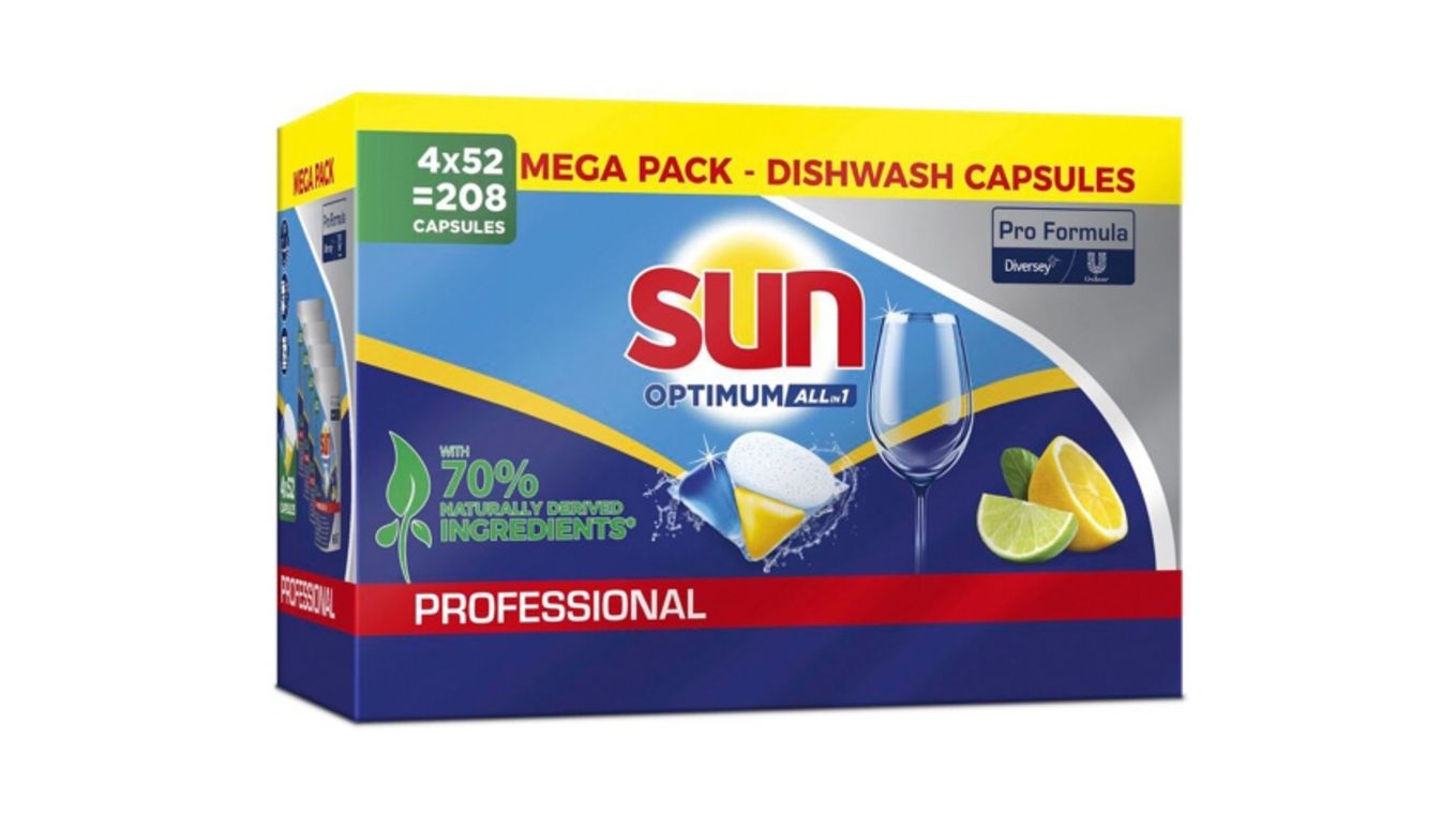 Sun Vaatwastabletten Pro Formula All in One Optimum 4x52 Stuks