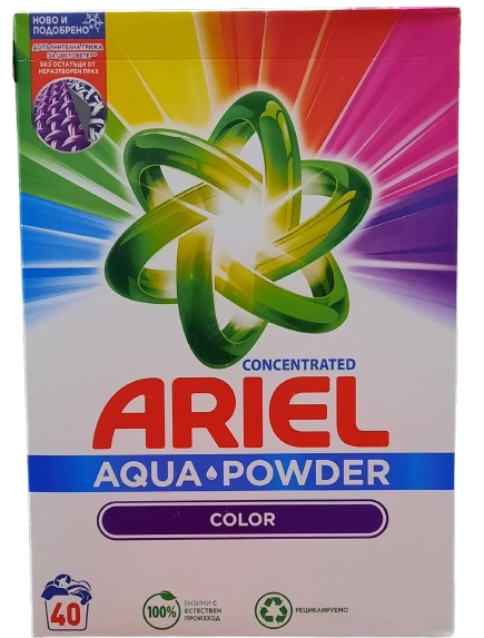 Ariel Waspoeder Aqua Color 40 Wasbeurten