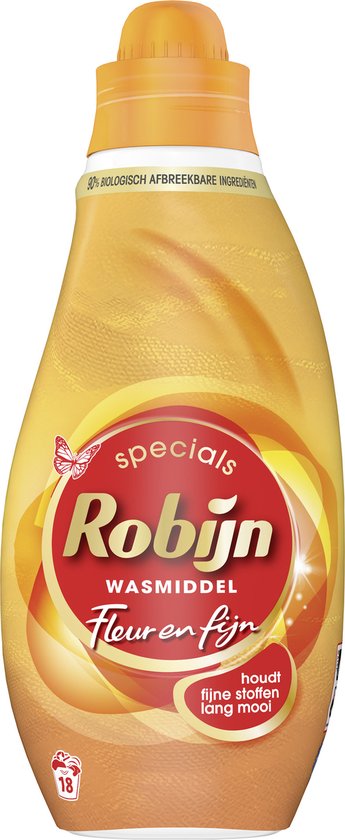 Robijn Wasmiddel Fleur & Fijn 18 Wasbeurten