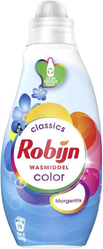 Robijn Klein & Krachtig Wasmiddel Color Morgenfris 19 Wasbeurten