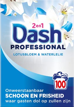 Dash Waspoeder Professioneel 2in1 Lotusbloem & Waterlelie 100 Wasbeurten